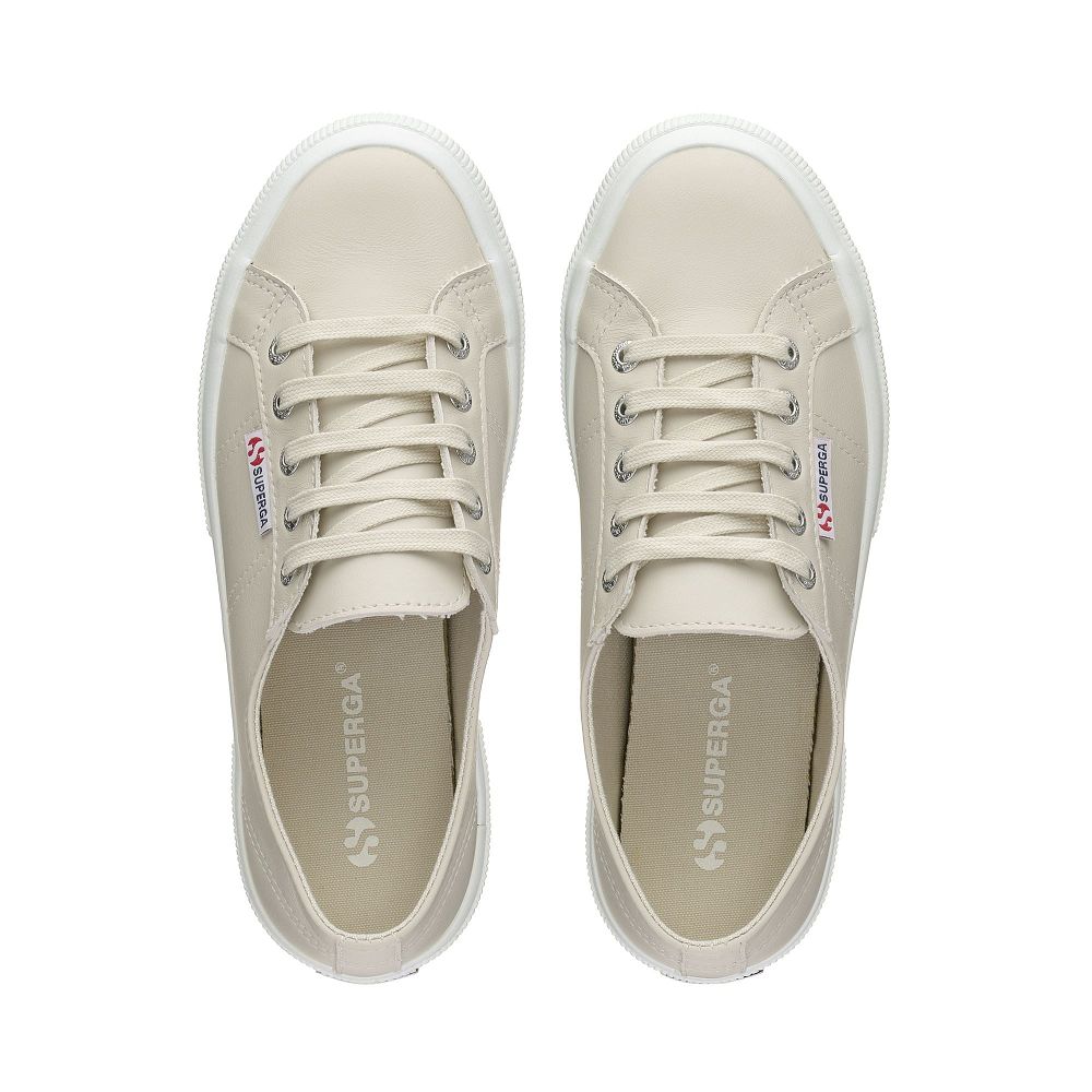 Superga 2750 Nappa Grey Sneakers - Women's Sneakers USA | US4787084